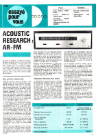 Acoustic Research AR-FM-TEST-11-1972
